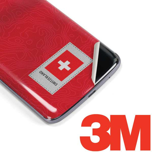 Switzerland Soccer Flag Moto E5 Plus Skin